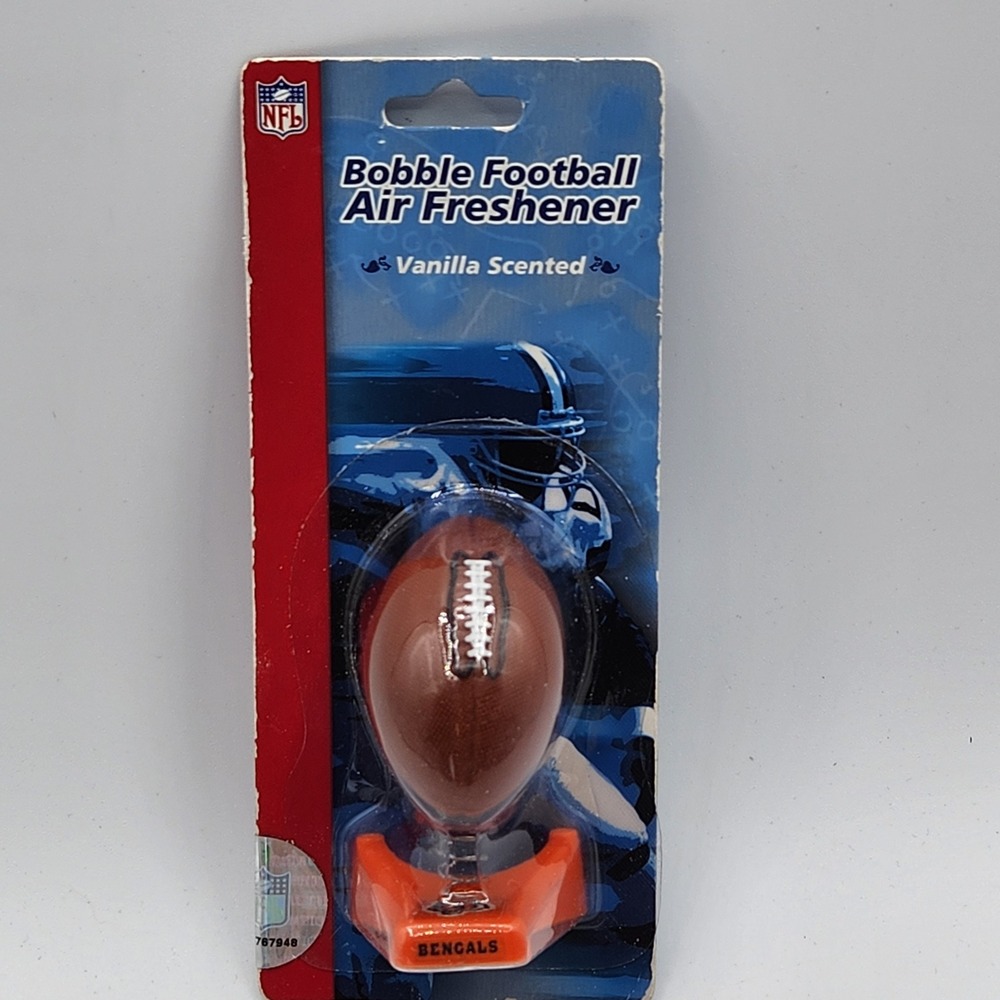 Cincinnati‎ Bengals Bobble Football Vanilla Scented NFL Air Freshener